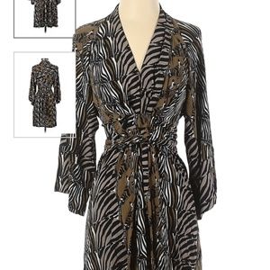 Issa London for Banana Republic zebra kimono dress